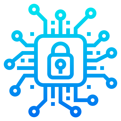 Cybersecurity Learning Icon